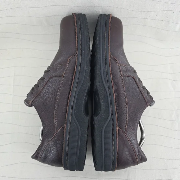 NAOT Mens Olaf Lace‑Up Dark Brown Leather Shoes Made in Israel Size 13 US/ 46 EU